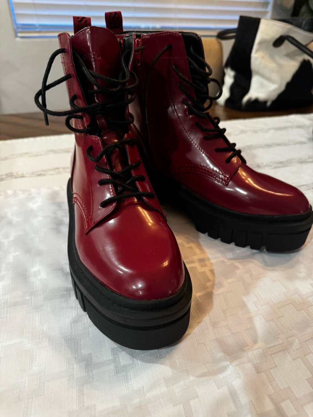 Guess Forster Combat Platform Boots
